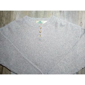 Vintage Redhead For Her Womens Tan Classic Sweater Cable Knit Sz Large USA Made